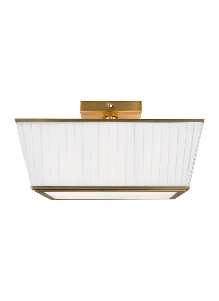 Visual Comfort Studio Esther LF1044TWB Ceiling Light - Time Worn Brass
