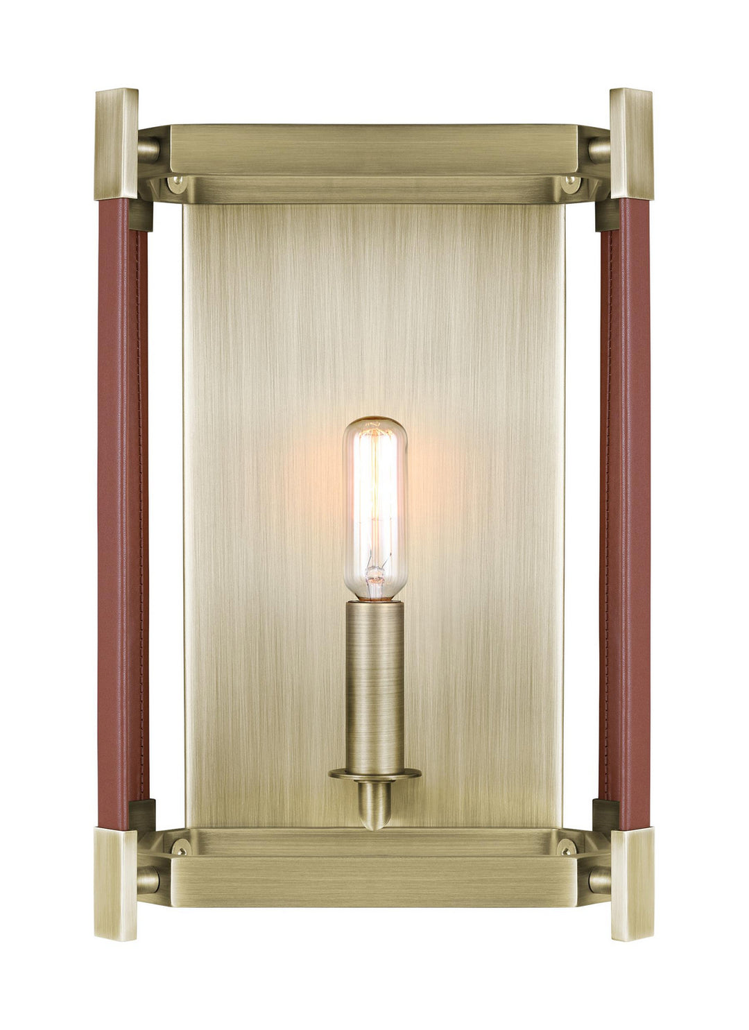 Visual Comfort Studio Hadley LW1061TWB Wall Light - Time Worn Brass