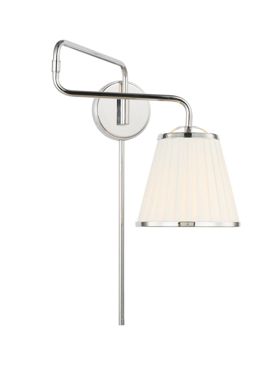 Visual Comfort Studio LW1081PN Esther One Light Wall Sconce Lamp Polished Nickel