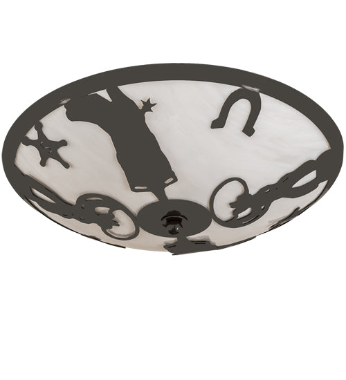 Meyda Tiffany Cowboy 11860 Ceiling Light - Timeless Bronze