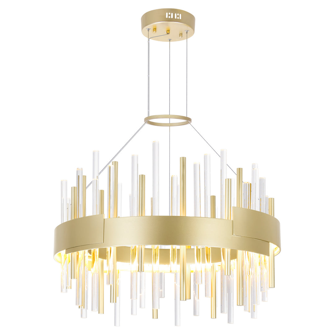 CWI Millipede 1245p20-602 Pendant Light - Satin Gold