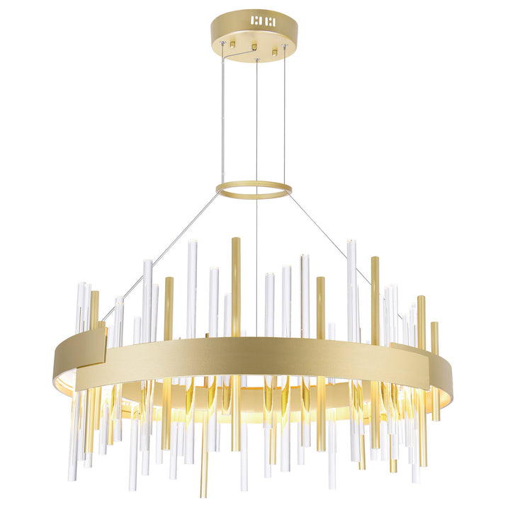 CWI Millipede 1245p26-602 Chandelier Light - Satin Gold