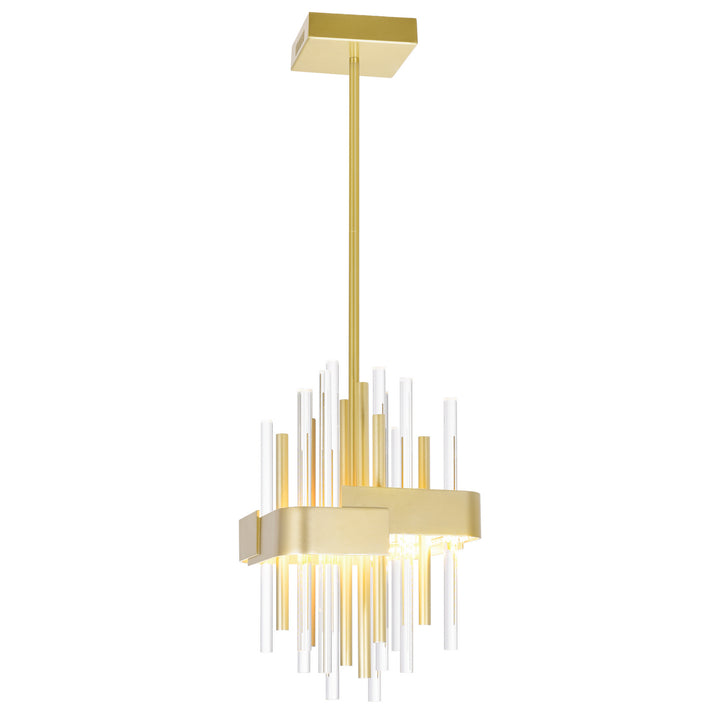 CWI Millipede 1245p8-602 Pendant Light - Satin Gold