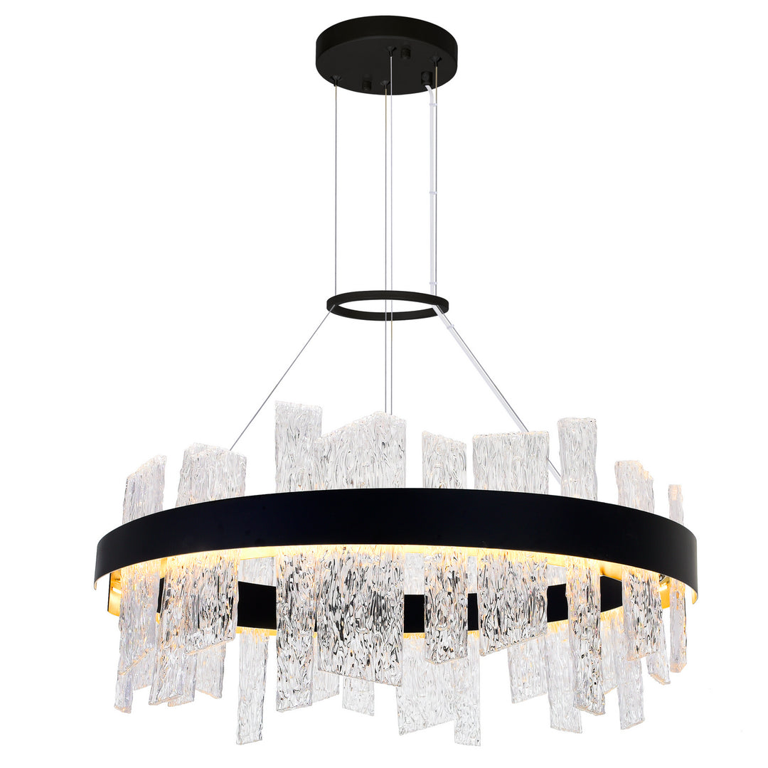 CWI Guadiana 1246p32-101 Chandelier Light - Black