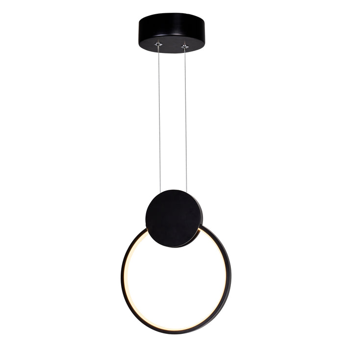 CWI Pulley 1297p8-1-101 Pendant Light - Black
