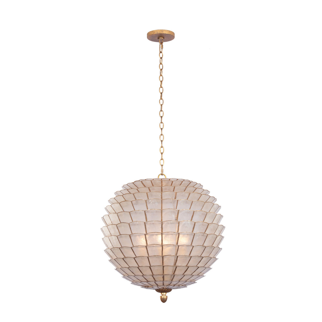 Kalco Samal 515155OL Pendant Light - Oxidized Gold Leaf