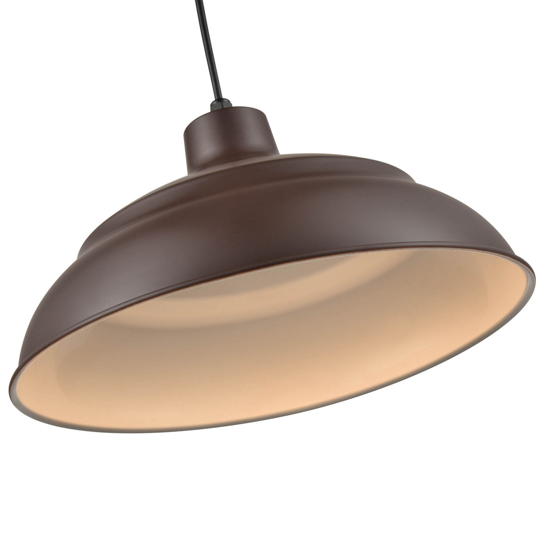 Millennium Lighting LEDRWHC17-ABR R Series Led Warehouse/Cord Hung Utility Light Bronze / Dark