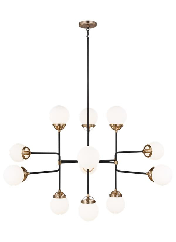 Visual Comfort Studio Cafe 3187912-848 Chandelier Light - Satin Brass