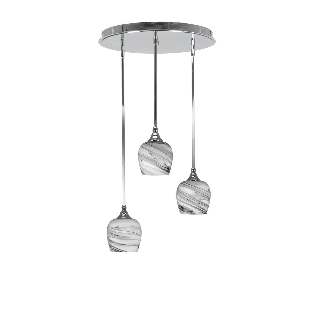 Toltec Empire 2183-ch-4819 Pendant Light - Chrome