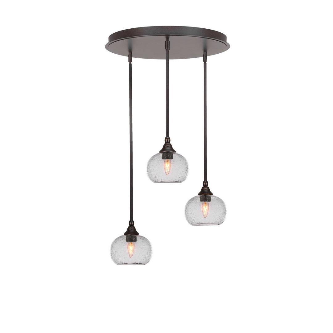 Toltec Empire 2183-dg-202 Pendant Light - Dark Granite