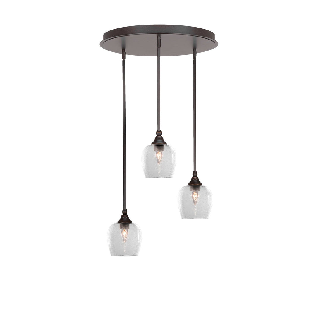 Toltec Empire 2183-dg-4810 Pendant Light - Dark Granite