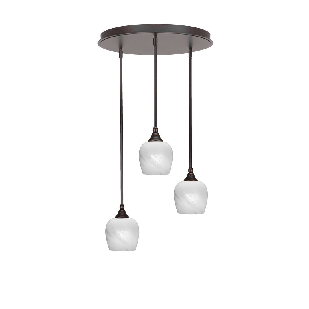 Toltec Empire 2183-dg-4811 Pendant Light - Dark Granite