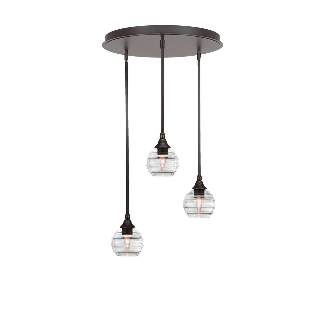Toltec Empire 2183-dg-5110 Pendant Light - Dark Granite