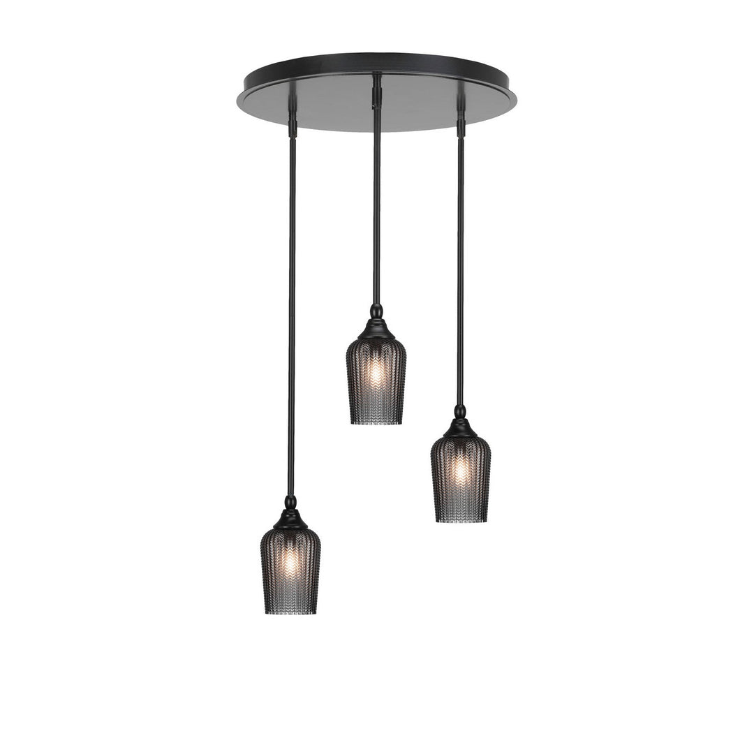 Toltec Empire 2183-mb-4252 Pendant Light - Matte Black