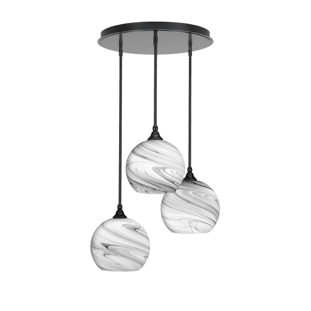 Toltec Empire 2183-mb-4359 Pendant Light - Matte Black