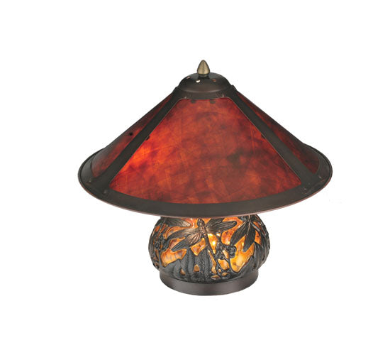 Meyda Tiffany Lighting 118681 Sutter Three Light Table Lamp Lamp Bronze / Dark
