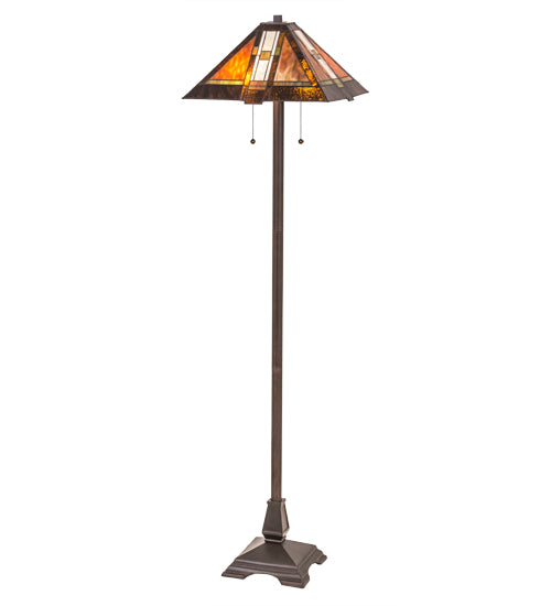 Meyda Tiffany Lighting 118710 Montana Mission Floor Lamp Lamp Bronze / Dark