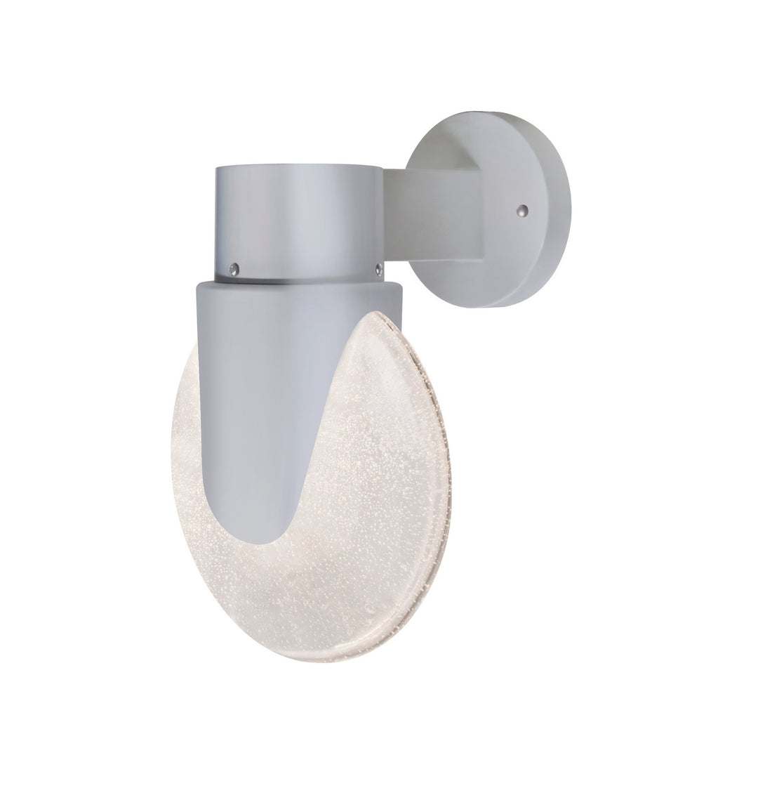 Besa Lighting PRADASL-WALL-SL Modern Prada Outdoor Silver
