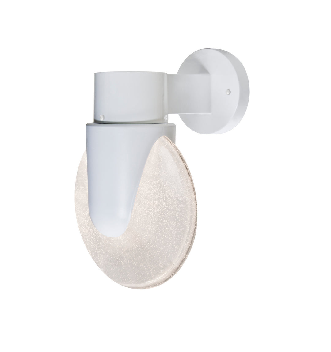 Besa Lighting PRADAWH-WALL-WH Modern Prada Outdoor White