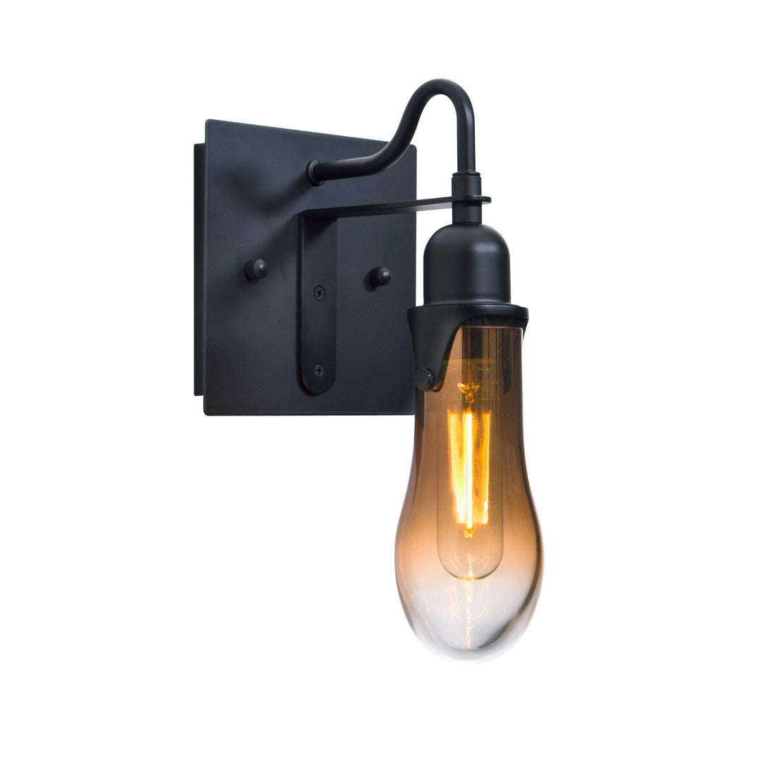 Besa Wish 1WG-WISHAM-EDIL-BK Wall Sconce Light - Black