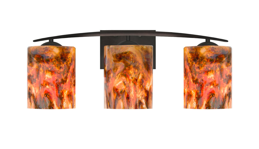 Besa Lava 3WC-LAVA-BR Bath Vanity Light 23 in. wide - Bronze
