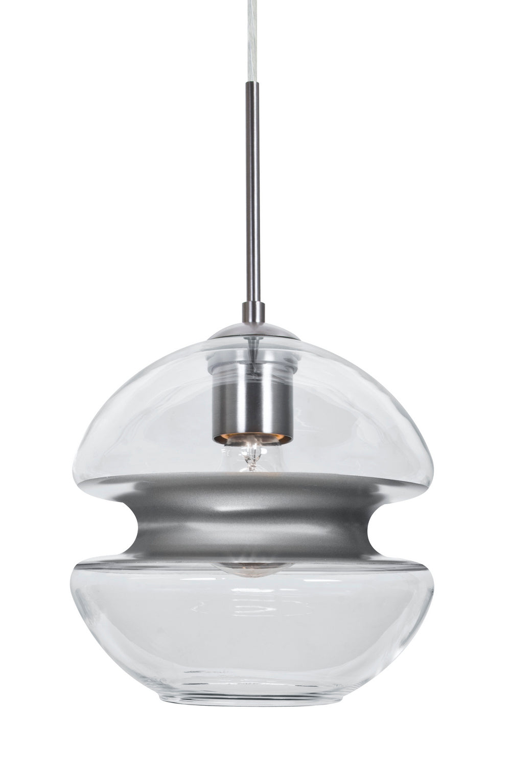 Besa Lighting J-HULA8SL-SN  Hula 8 Track Light Satin Nickel