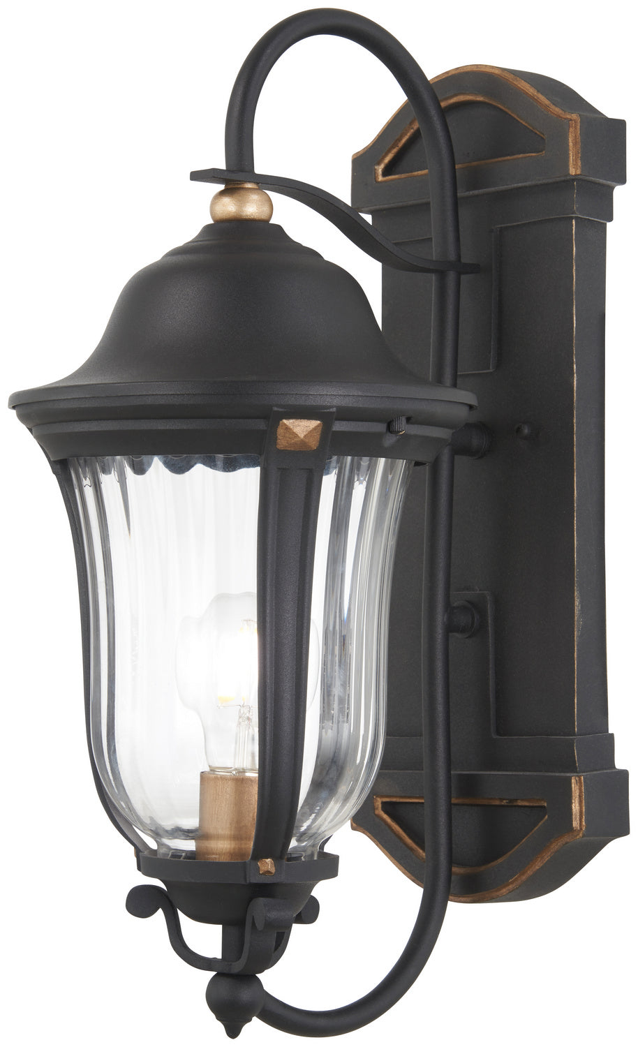 Minka-Lavery Lighting 73231-738 Peale Street One Light Outdoor Wall Mount Outdoor Bronze / Dark