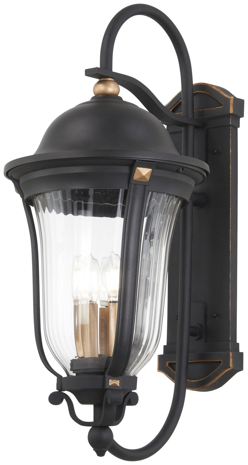 Minka-Lavery Lighting 73233-738 Peale Street Three Light Outdoor Wall Mount Outdoor Bronze / Dark