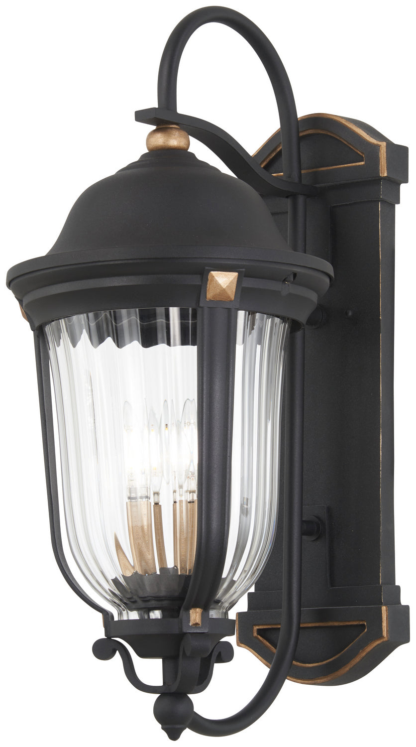 Minka-Lavery Lighting 73234-738 Peale Street Four Light Outdoor Wall Mount Outdoor Bronze / Dark