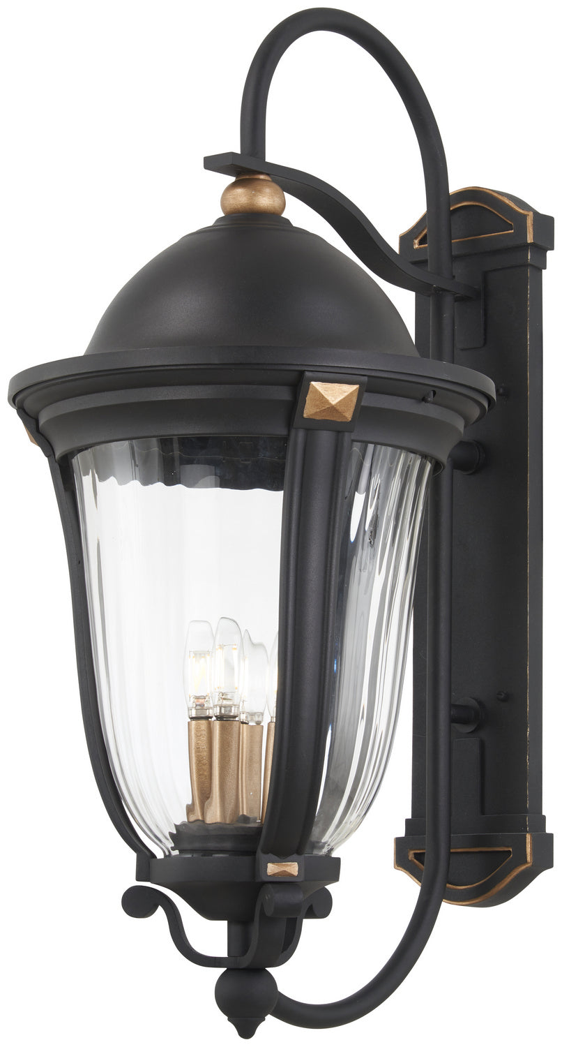 Minka-Lavery Lighting 73235-738 Peale Street Five Light Outdoor Wall Mount Outdoor Bronze / Dark