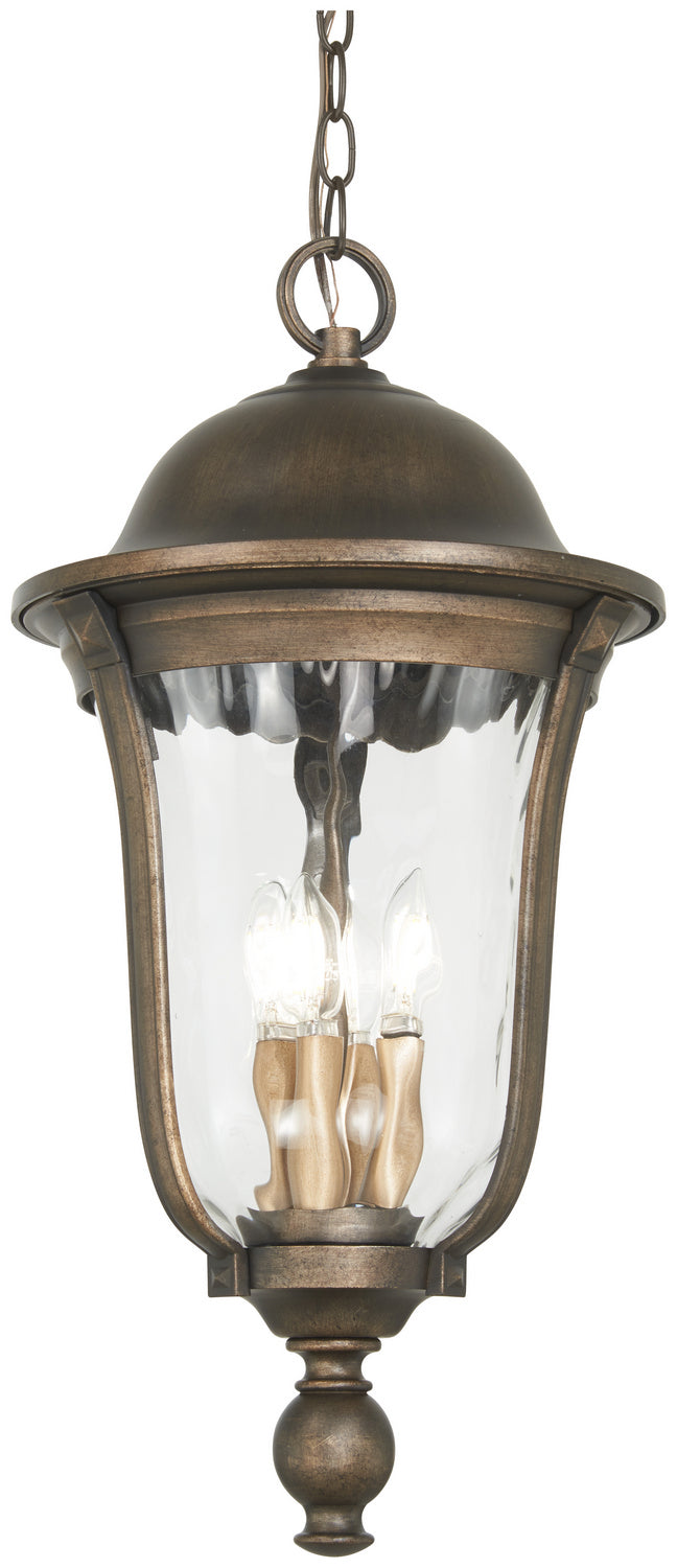 Minka-Lavery Lighting 73247-748 Havenwood Four Light Outdoor Chain Hung Outdoor Bronze / Dark