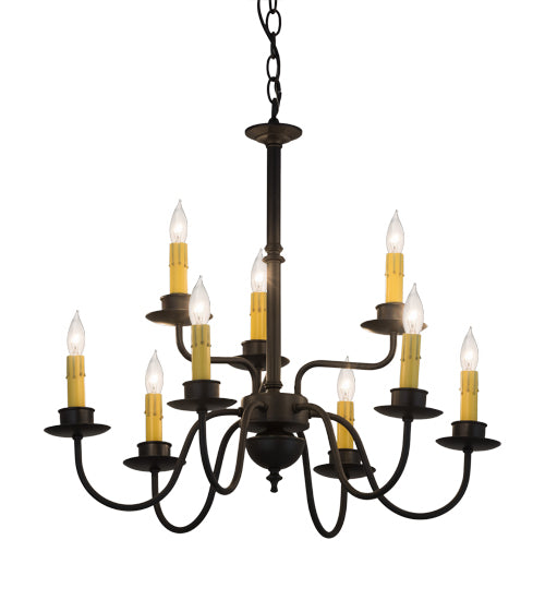 Meyda Tiffany Ean 118938 Chandelier Light - Blackwash