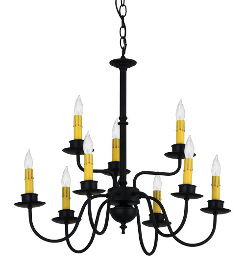 Meyda Tiffany Ean 118938 Chandelier Light - Blackwash