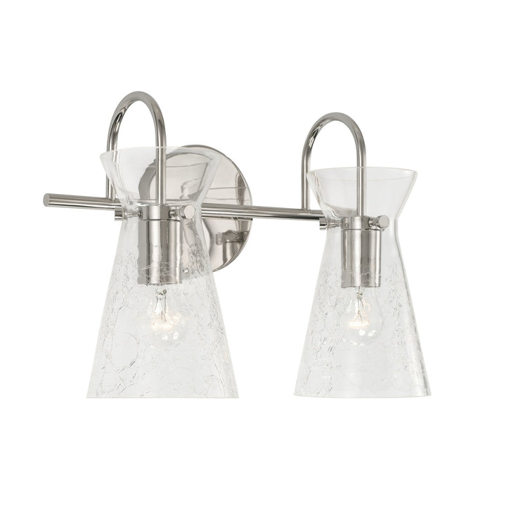 Capital Mila 142421PN Bath Vanity Light 15 in. wide - Polished Nickel