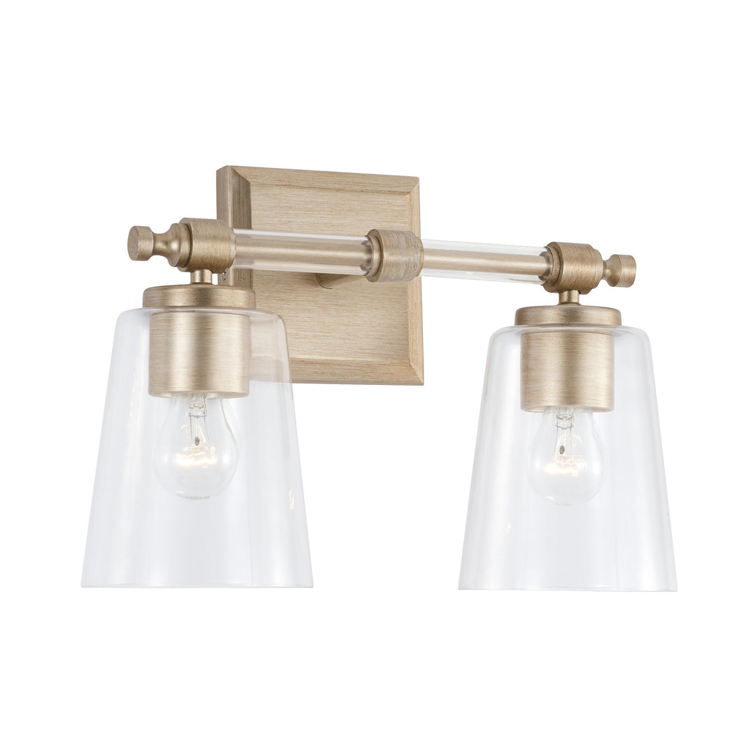 Capital Breigh 144821BS-523 Bath Vanity Light 14 in. wide - Brushed Champagne