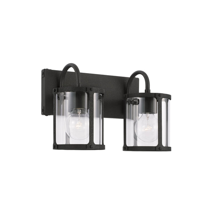 Capital Brennen 144921BI-527 Bath Vanity Light 15 in. wide - Black Iron