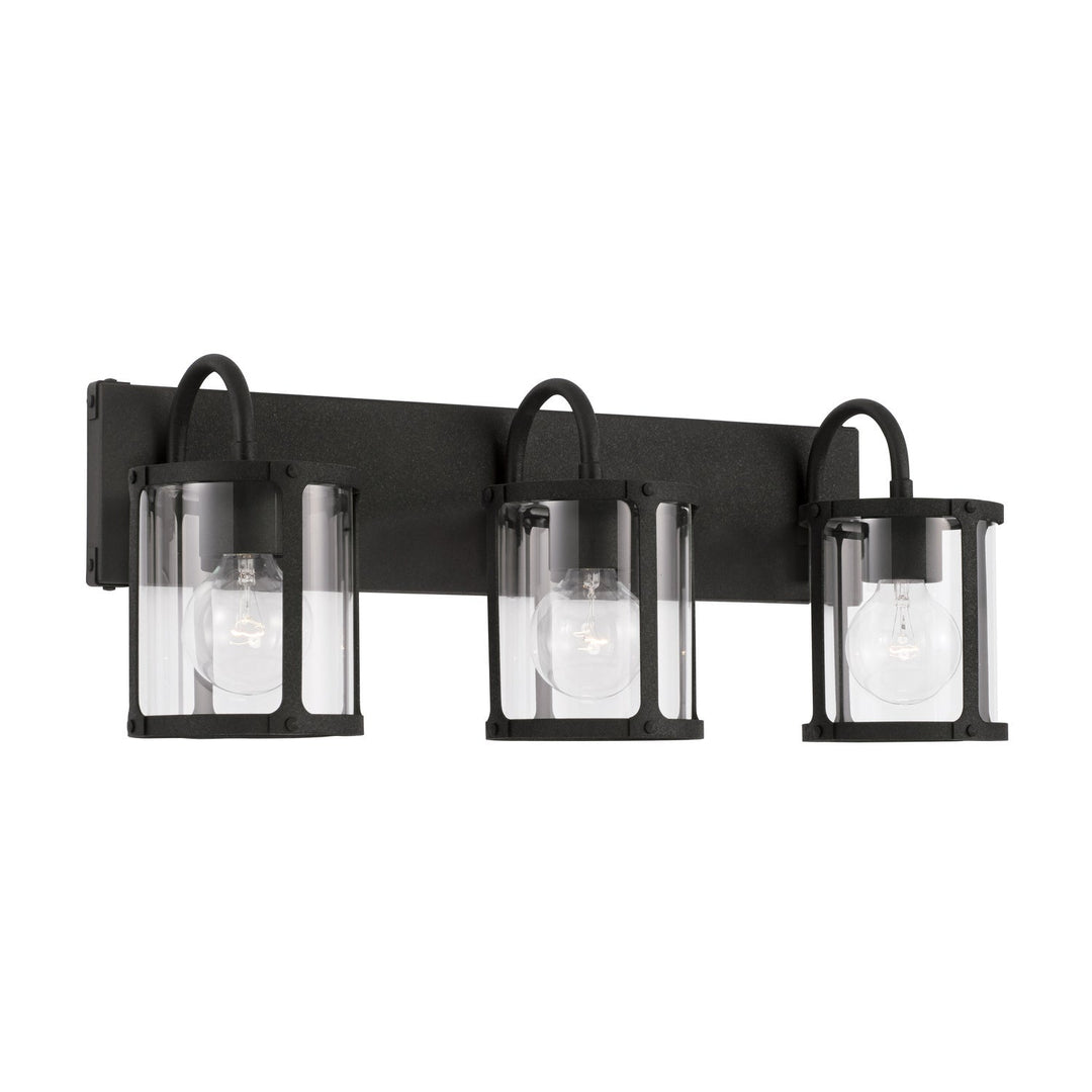 Capital Brennen 144931BI-527 Bath Vanity Light 26 in. wide - Black Iron