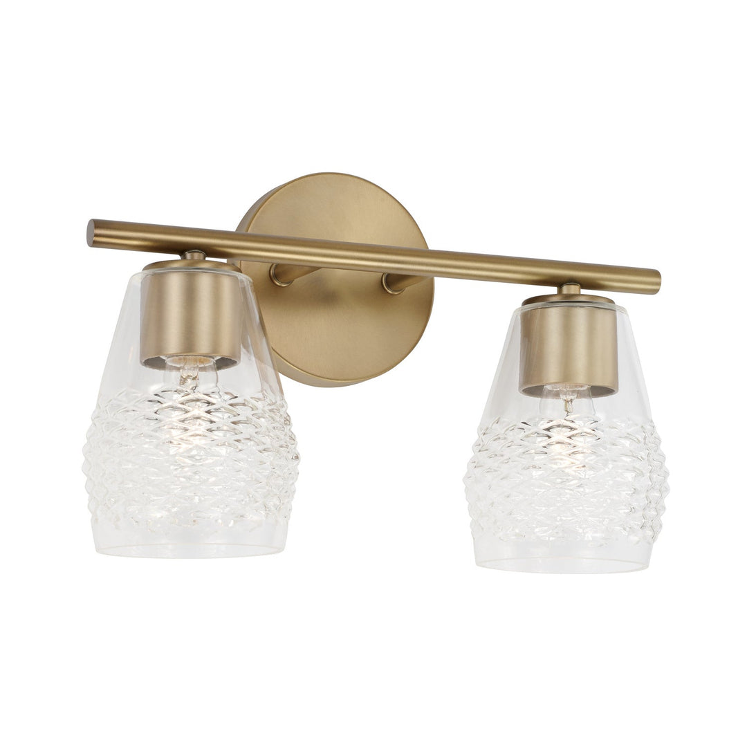 Capital Dena 145021AD-524 Bath Vanity Light 14 in. wide - Aged Brass