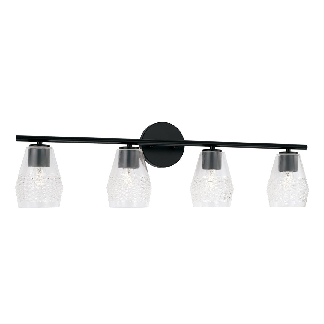 Capital Dena 145041MB-524 Bath Vanity Light 33 in. wide - Matte Black