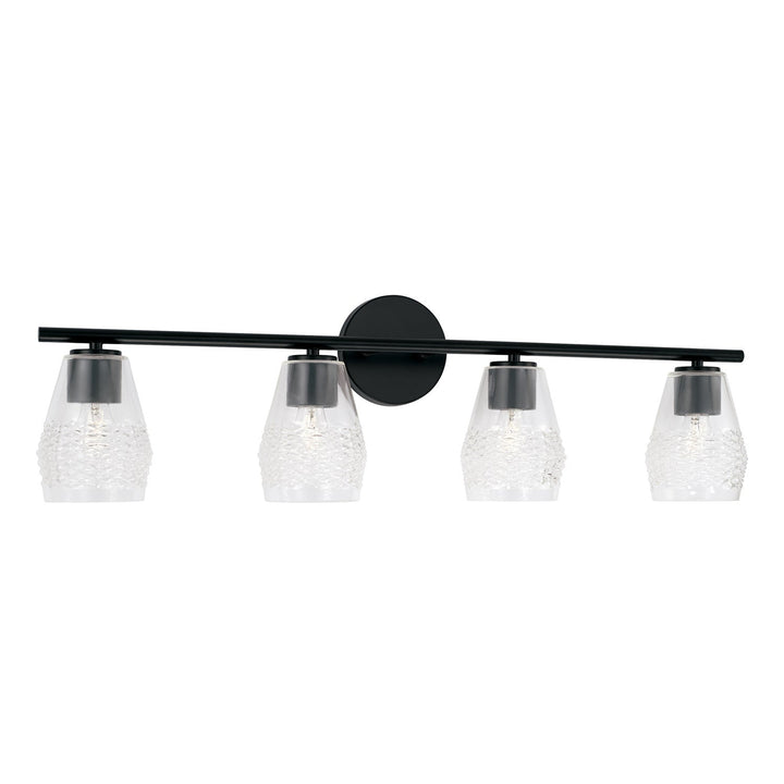Capital Dena 145041MB-524 Bath Vanity Light 33 in. wide - Matte Black