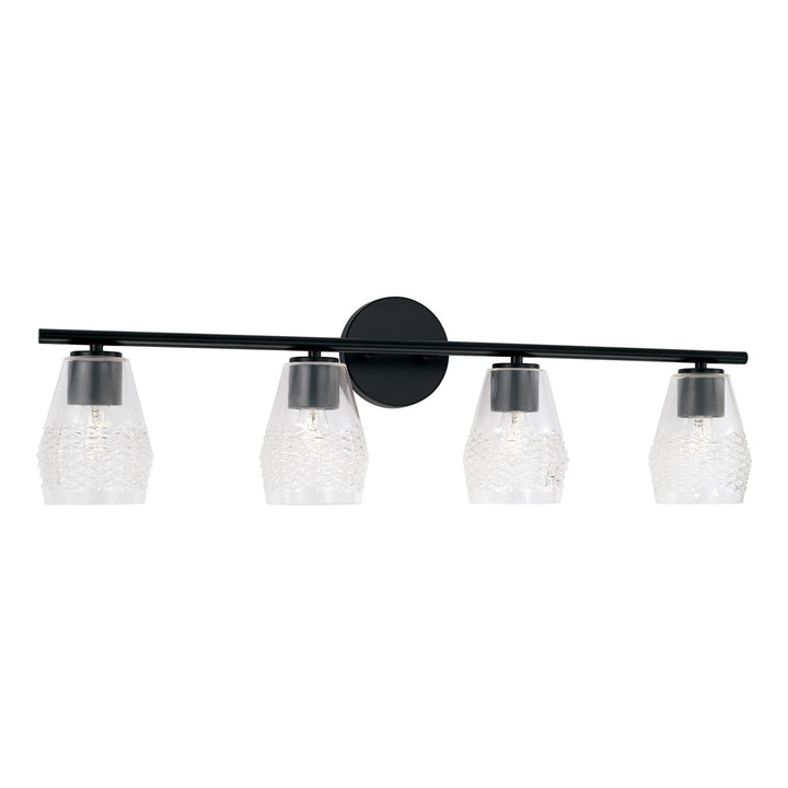 Capital Dena 145041MB-524 Bath Vanity Light 33 in. wide - Matte Black