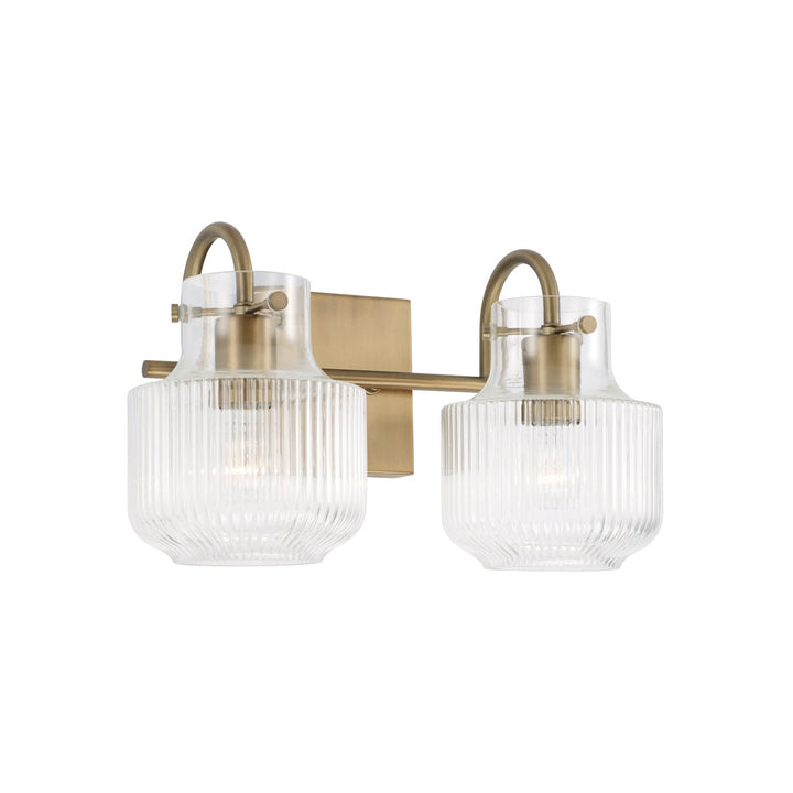 Capital Nyla 145121AD Bath Vanity Light 15 in. wide - Aged Brass