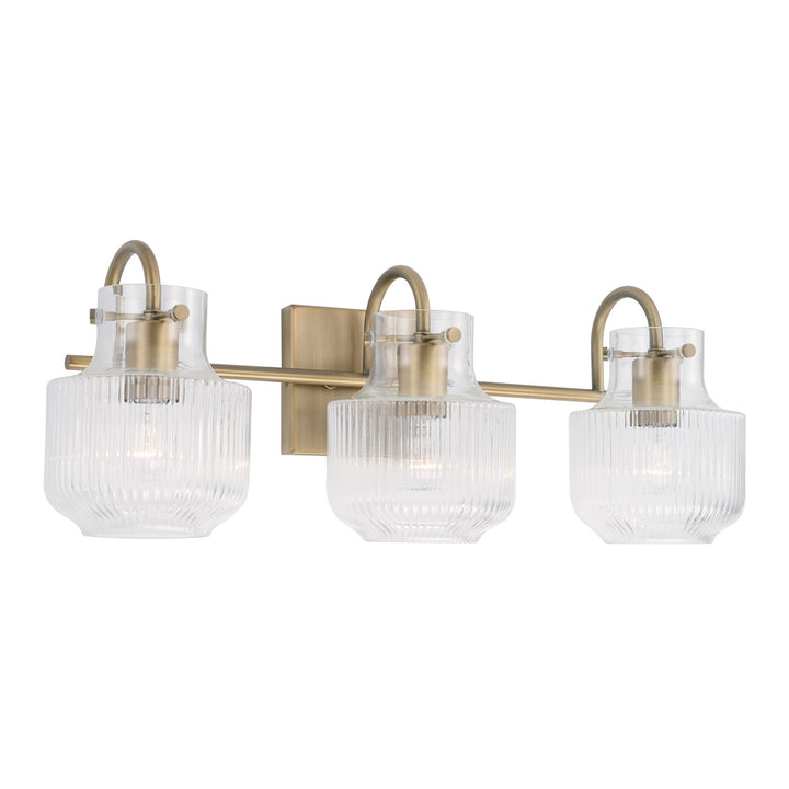 Capital Nyla 145131AD Bath Vanity Light 25 in. wide - Aged Brass