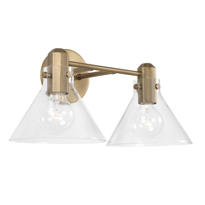 Capital Greer 145821AD-528 Bath Vanity Light 19 in. wide - Aged Brass