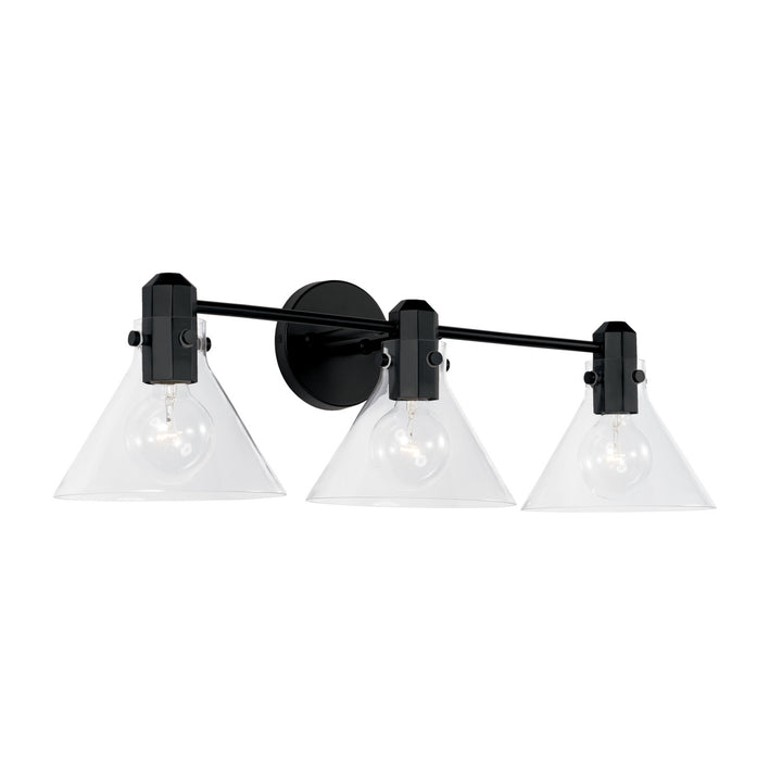 Capital Greer 145831MB-528 Bath Vanity Light 29 in. wide - Matte Black