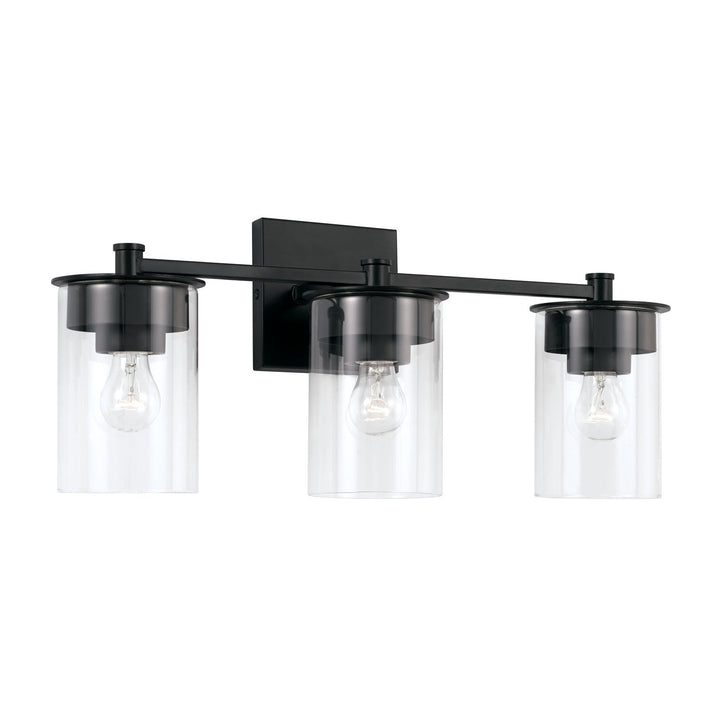 Capital Mason 146831MB-532 Bath Vanity Light 22 in. wide - Matte Black