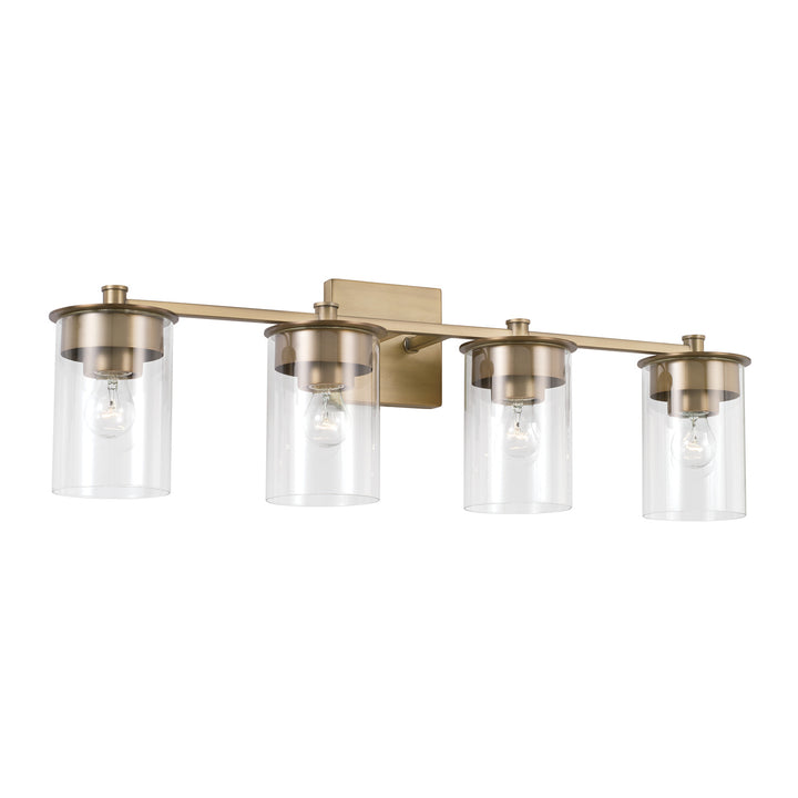 Capital Mason 146841AD-532 Bath Vanity Light 30 in. wide - Aged Brass