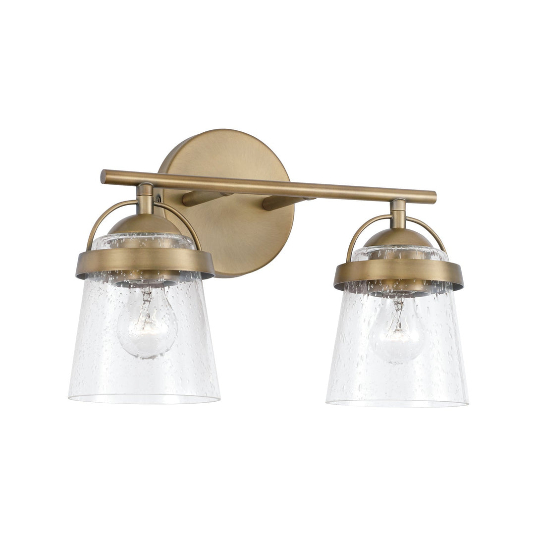 Capital Madison 147021AD-534 Bath Vanity Light 14 in. wide - Aged Brass