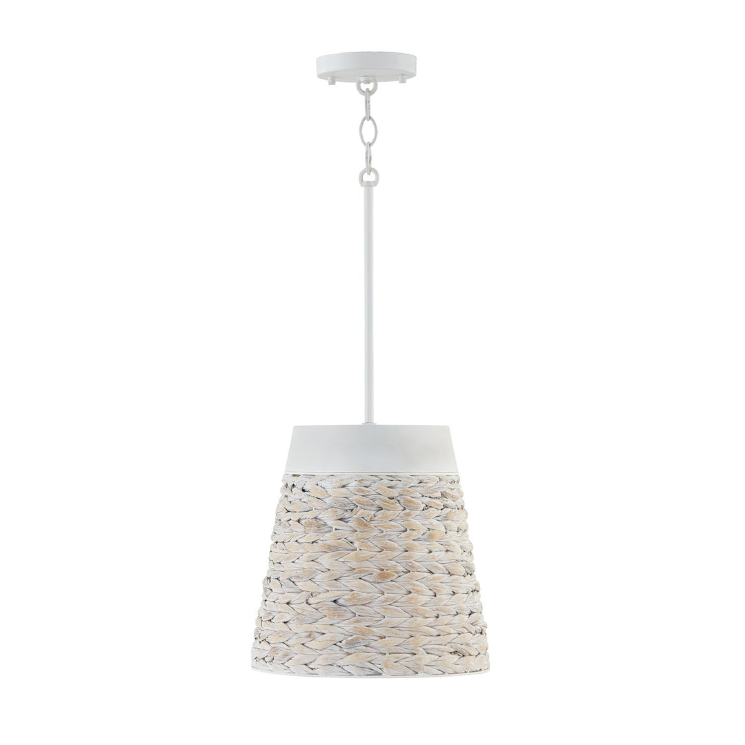 Capital Tallulah 343911HW Pendant Light - Chalk Wash