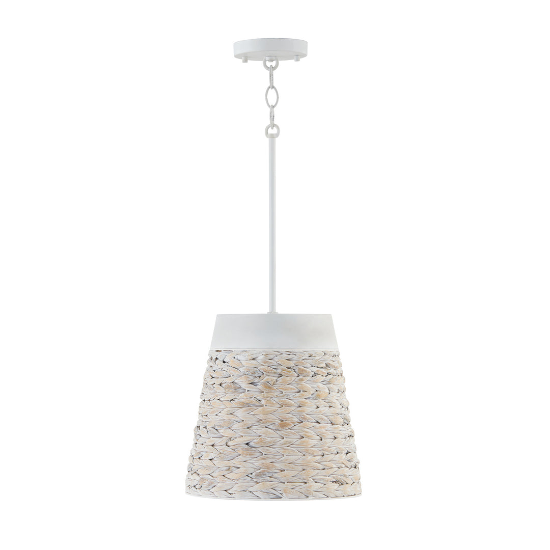 Capital Tallulah 343911HW Pendant Light - Chalk Wash